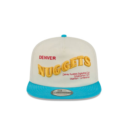 Denver Nuggets Conference Script Chrome White 19TWENTY Adjustable Hat