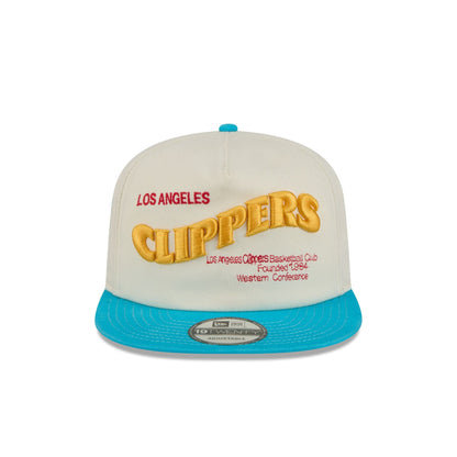 Los Angeles Clippers Conference Script Chrome White 19TWENTY Adjustable Hat