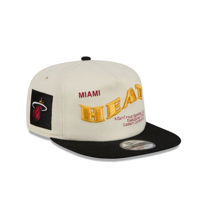 Miami Heat Conference Script Chrome White 19TWENTY Adjustable Hat