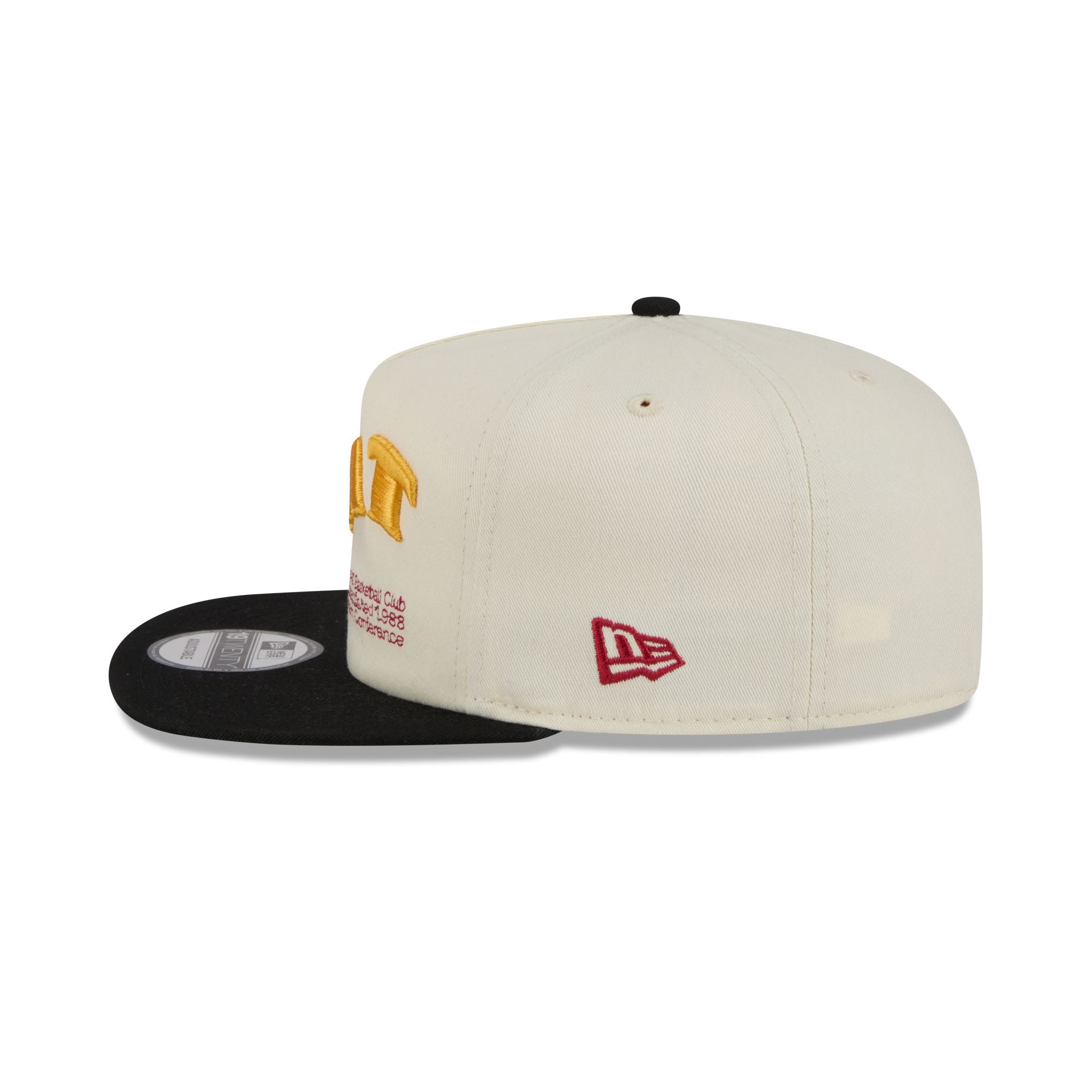 Miami Heat Conference Script Chrome White 19TWENTY Adjustable Hat