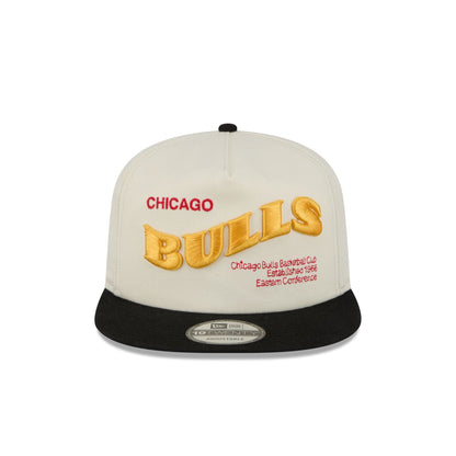 Chicago Bulls Conference Script Chrome White 19TWENTY Adjustable Hat