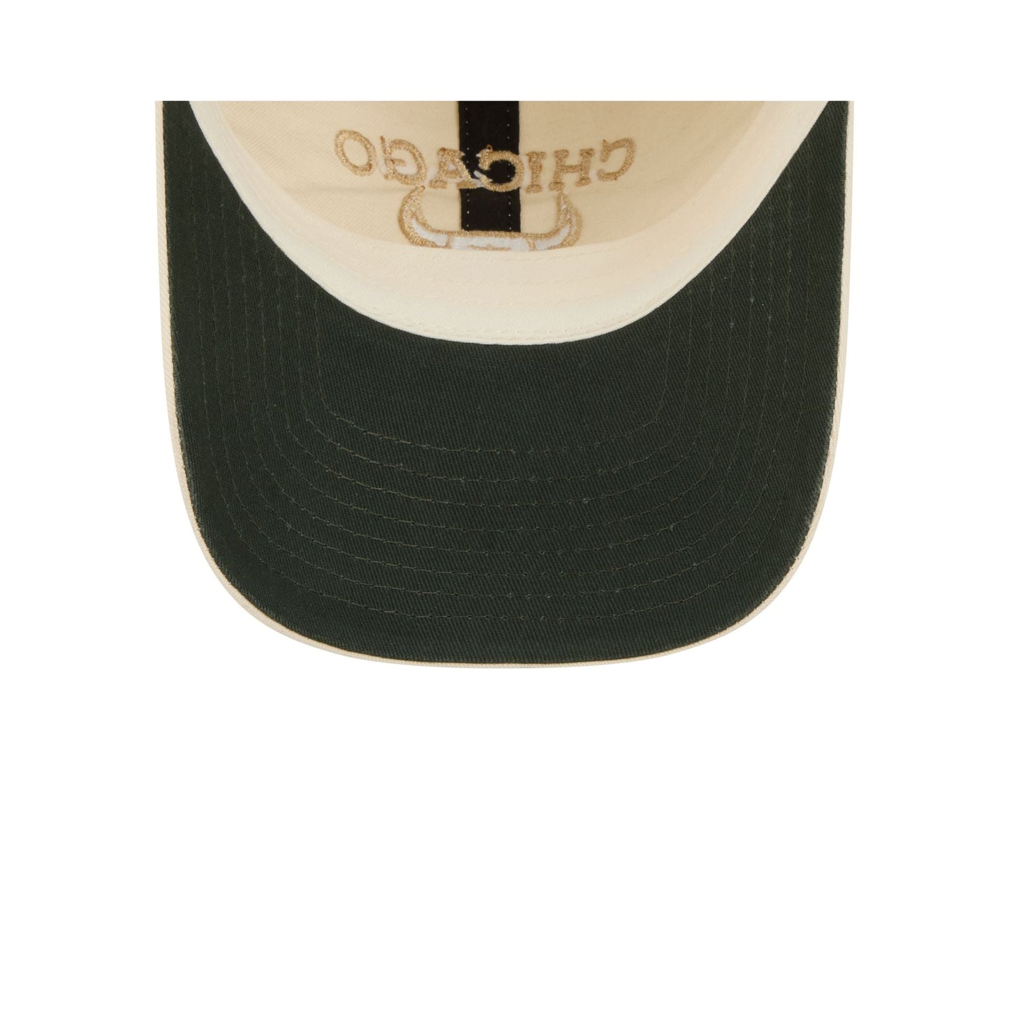 Chicago Bulls Team Logo Cream Casual Classic Adjustable Hat