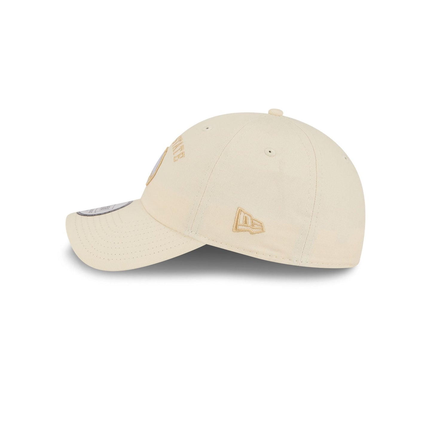Golden State Warriors Team Logo Cream Casual Classic Adjustable Hat