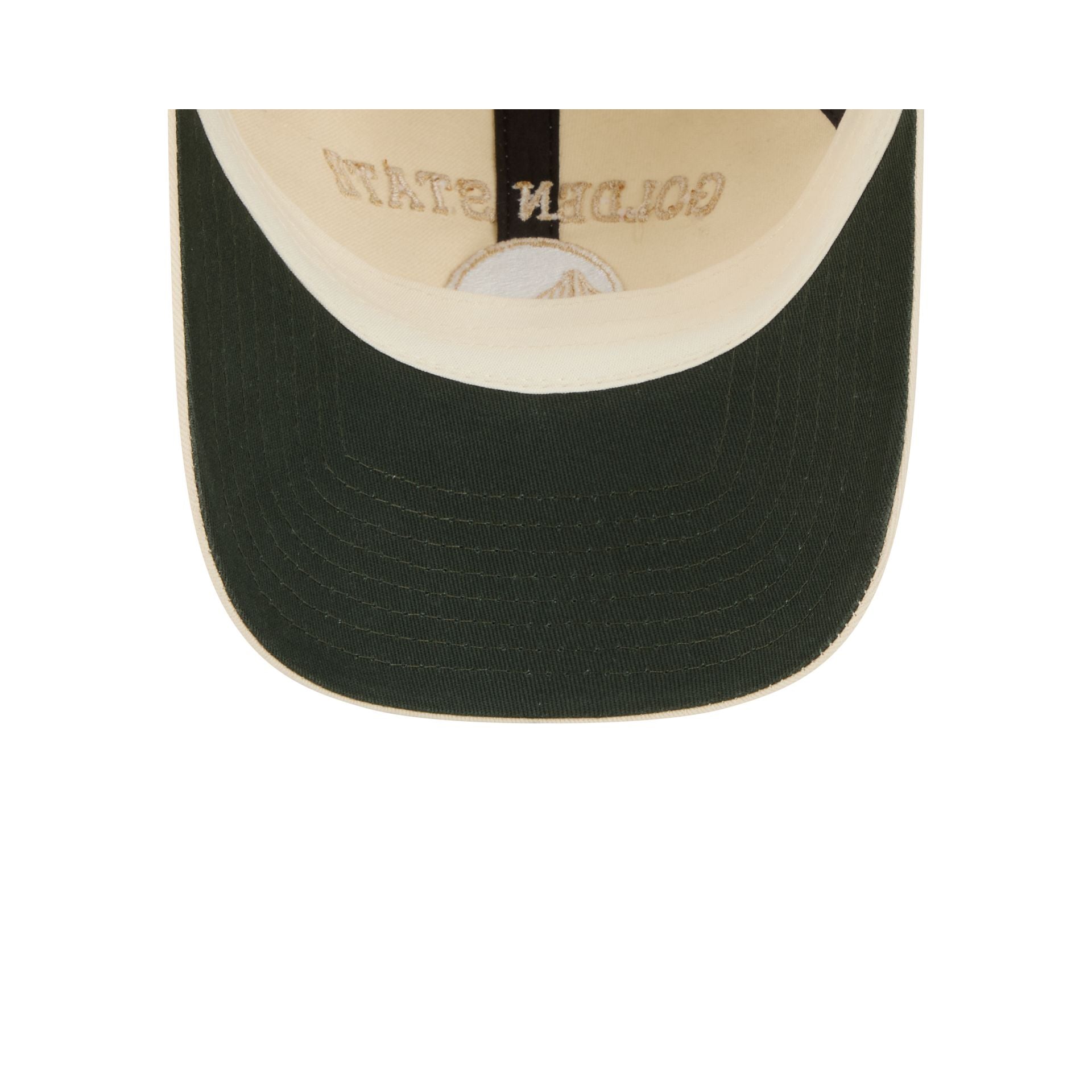 Golden State Warriors Team Logo Cream Casual Classic Adjustable Hat