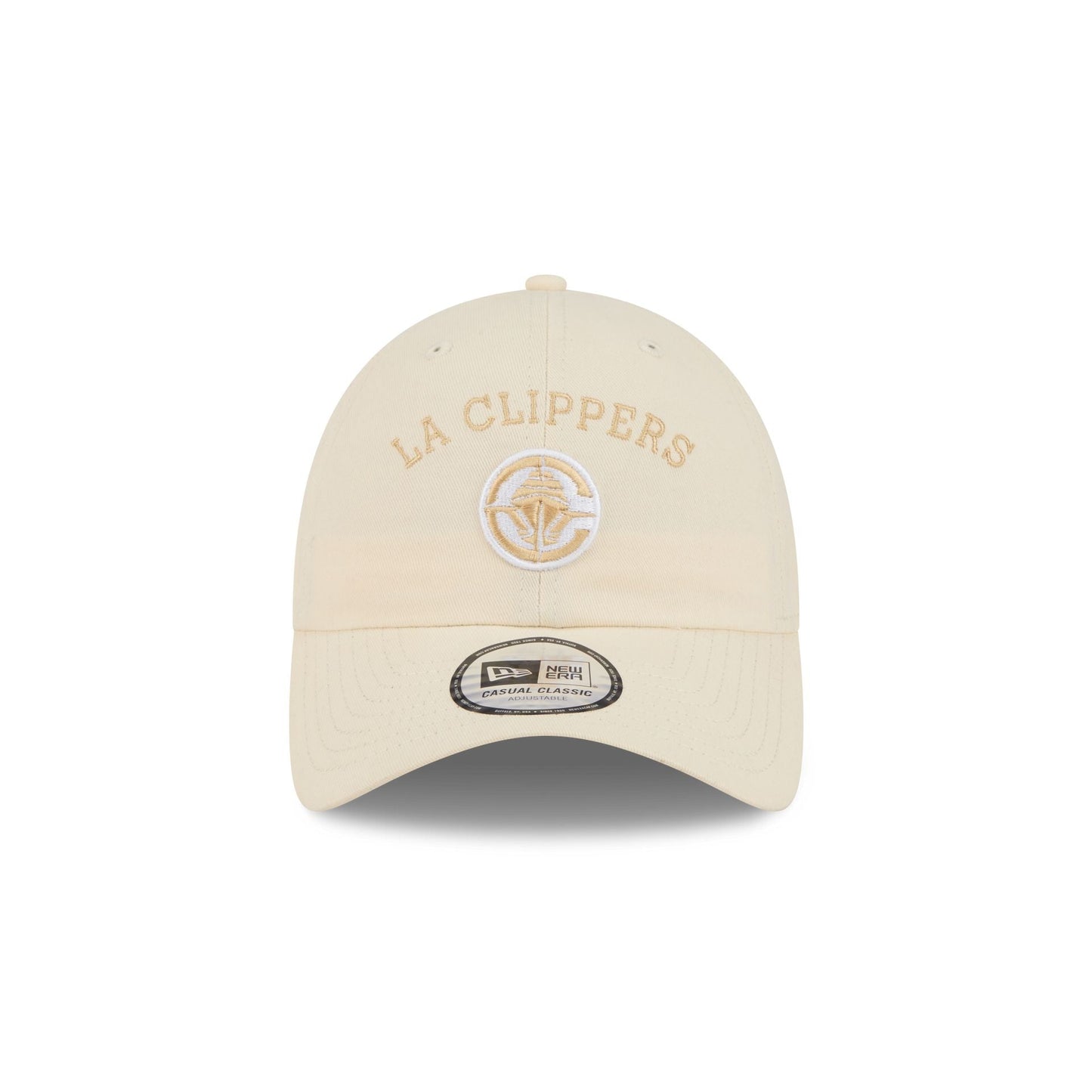 Los Angeles Clippers Team Logo Cream Casual Classic Adjustable Hat