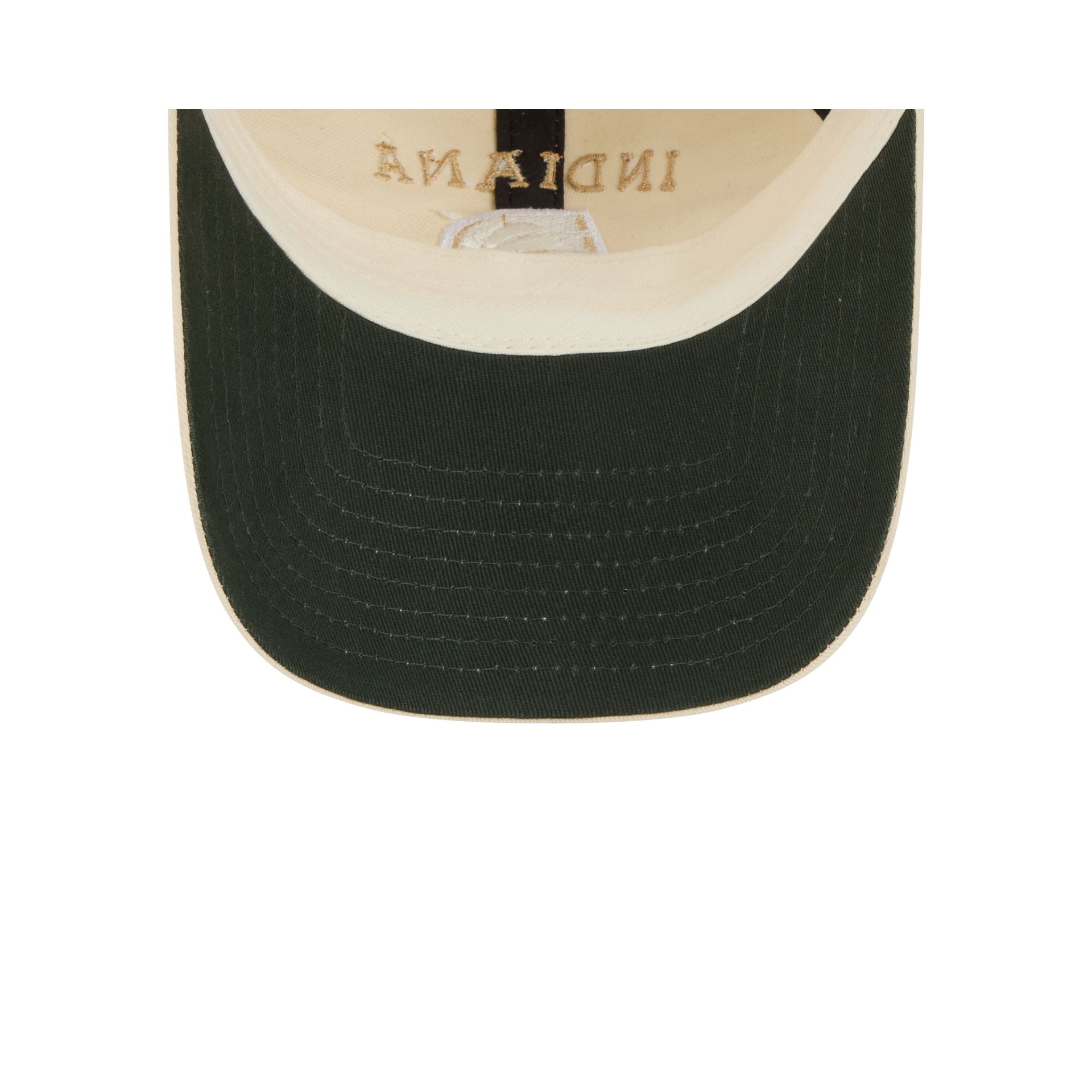Indiana Pacers Team Logo Cream Casual Classic Adjustable Hat