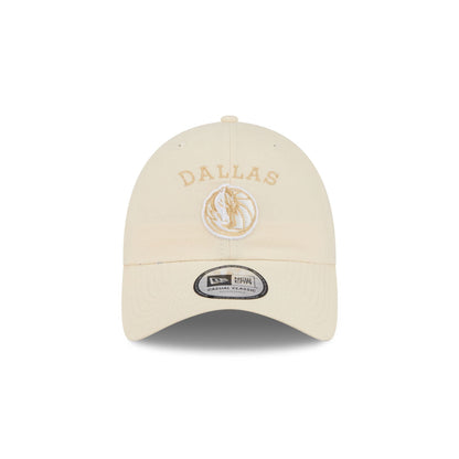 Dallas Mavericks Team Logo Cream Casual Classic Adjustable Hat
