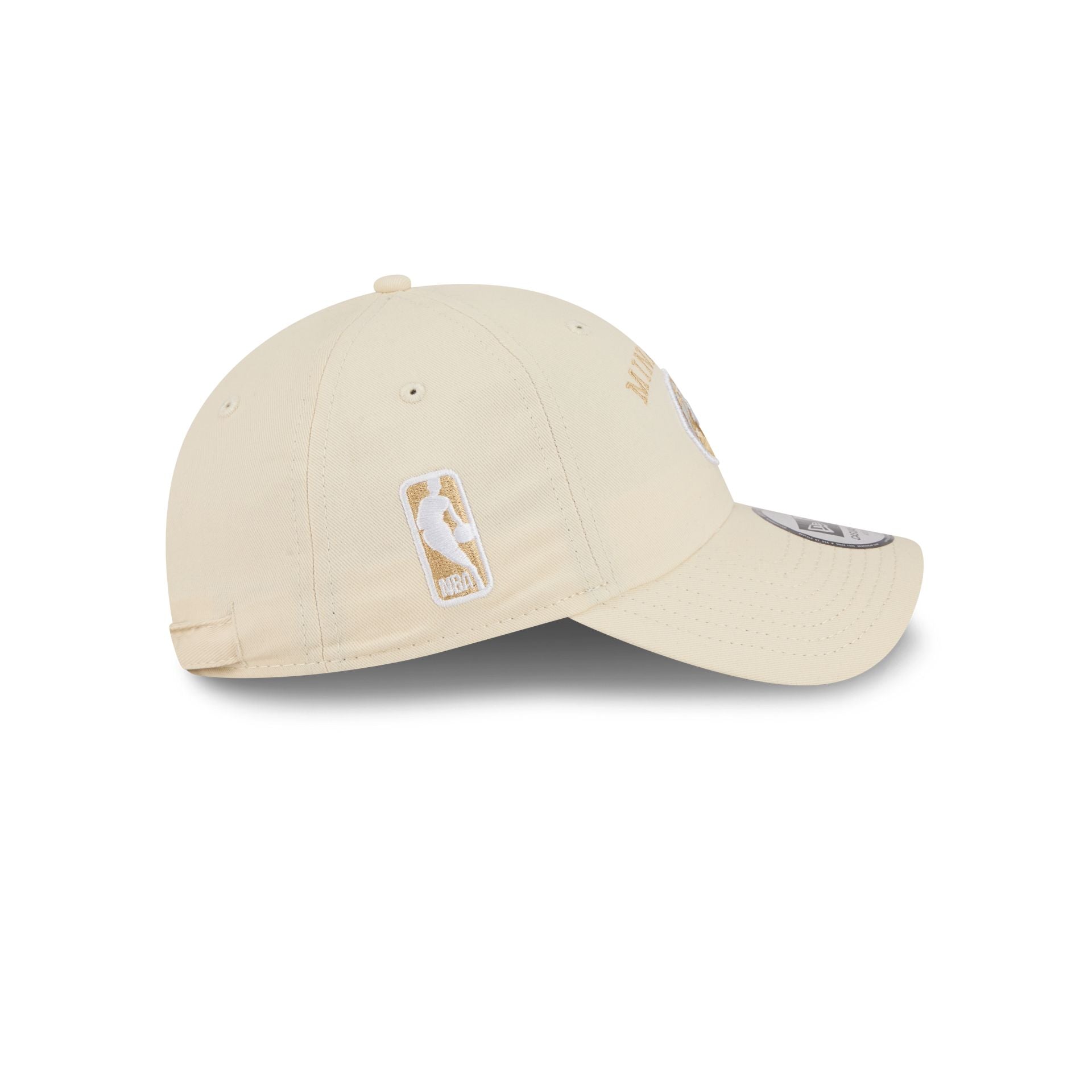 Minnesota Timberwolves Team Logo Cream Casual Classic Adjustable Hat