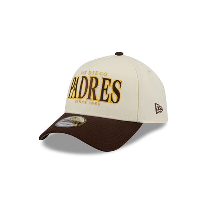 San Diego Padres Opening Day Chrome White 9FORTY A-Frame Snapback Hat