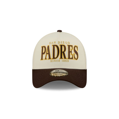 San Diego Padres Opening Day Chrome White 9FORTY A-Frame Snapback Hat