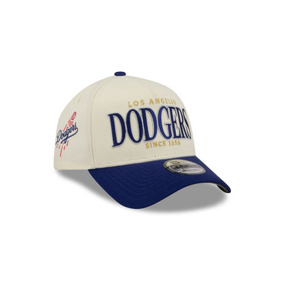 Los Angeles Dodgers Opening Day Chrome White 9FORTY A-Frame Snapback Hat