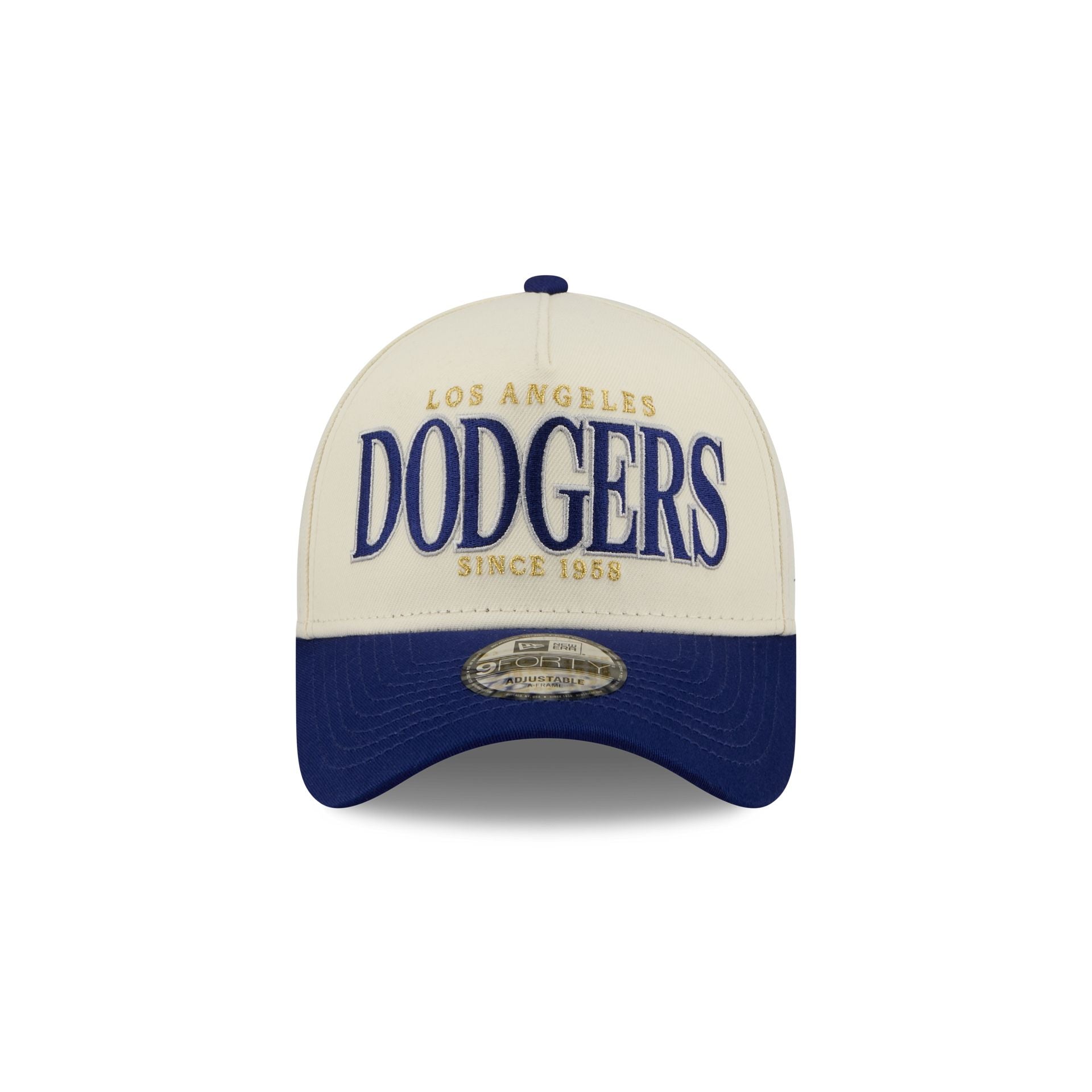 Los Angeles Dodgers Opening Day Chrome White 9FORTY A-Frame Snapback Hat