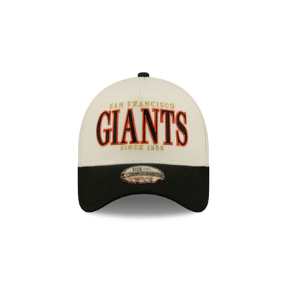 San Francisco Giants Opening Day Chrome White 9FORTY A-Frame Snapback Hat