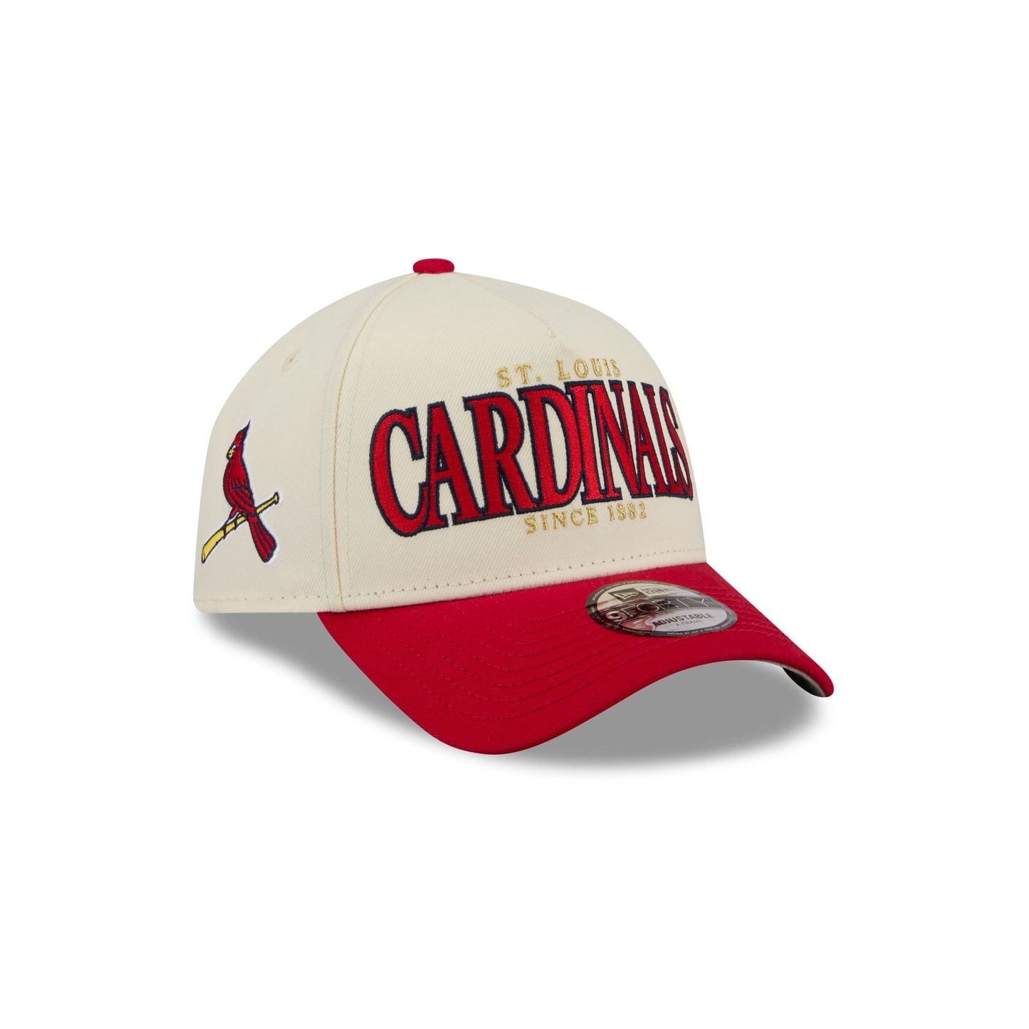 St. Louis Cardinals Opening Day Chrome White 9FORTY A-Frame Snapback Hat