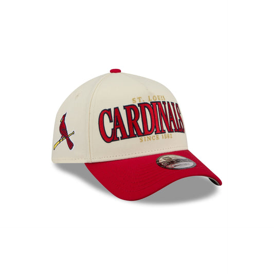St. Louis Cardinals Opening Day Chrome White 9FORTY A-Frame Snapback Hat