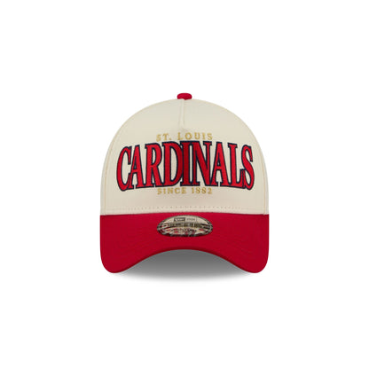 St. Louis Cardinals Opening Day Chrome White 9FORTY A-Frame Snapback Hat