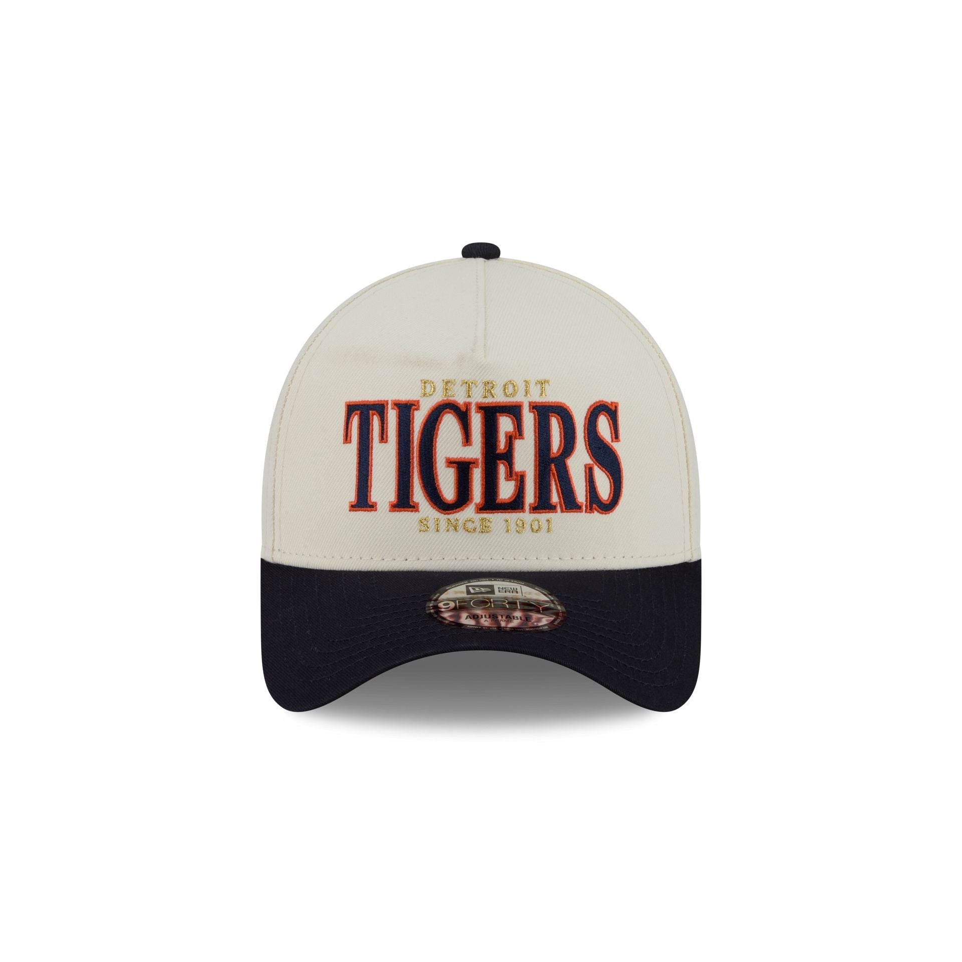 Detroit Tigers Opening Day Chrome White 9FORTY A-Frame Snapback Hat