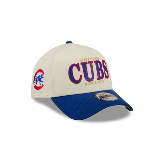Chicago Cubs Opening Day Chrome White 9FORTY A-Frame Snapback Hat