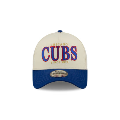 Chicago Cubs Opening Day Chrome White 9FORTY A-Frame Snapback Hat