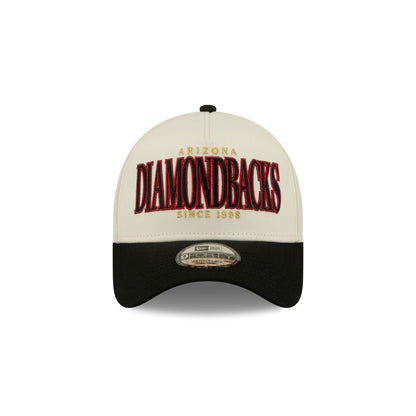 Arizona Diamondbacks Opening Day Chrome White 9FORTY A-Frame Snapback Hat