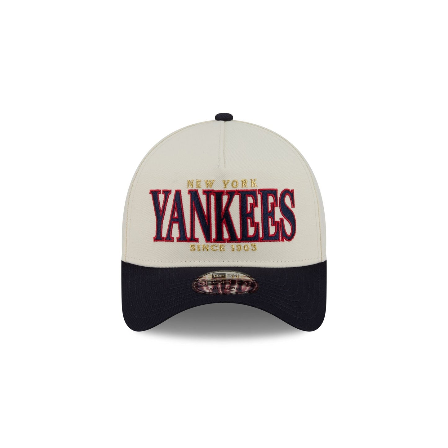 New York Yankees Opening Day Chrome White 9FORTY A-Frame Snapback Hat