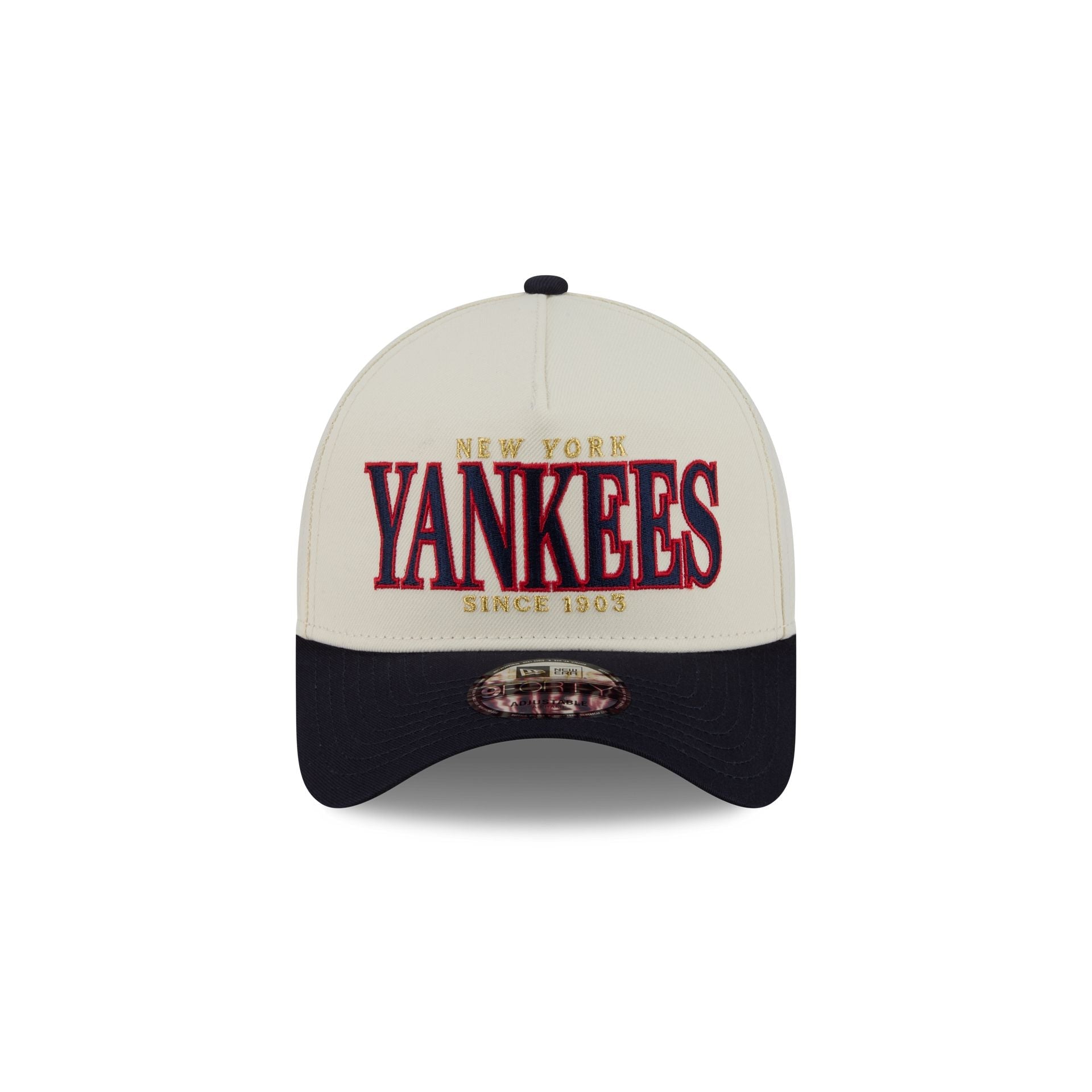 New York Yankees Opening Day Chrome White 9FORTY A-Frame Snapback Hat
