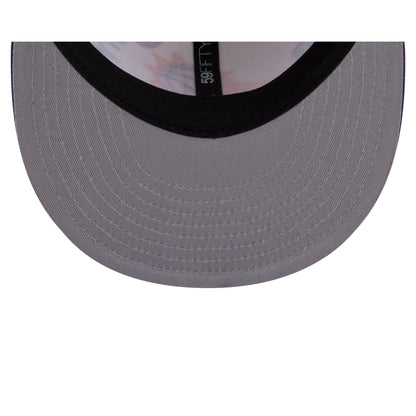 Space Jam x Phoenix Suns Tune Squad Chrome White 59FIFTY Fitted Hat