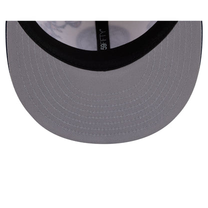Space Jam x Minnesota Timberwolves Tune Squad Chrome White 59FIFTY Fitted Hat