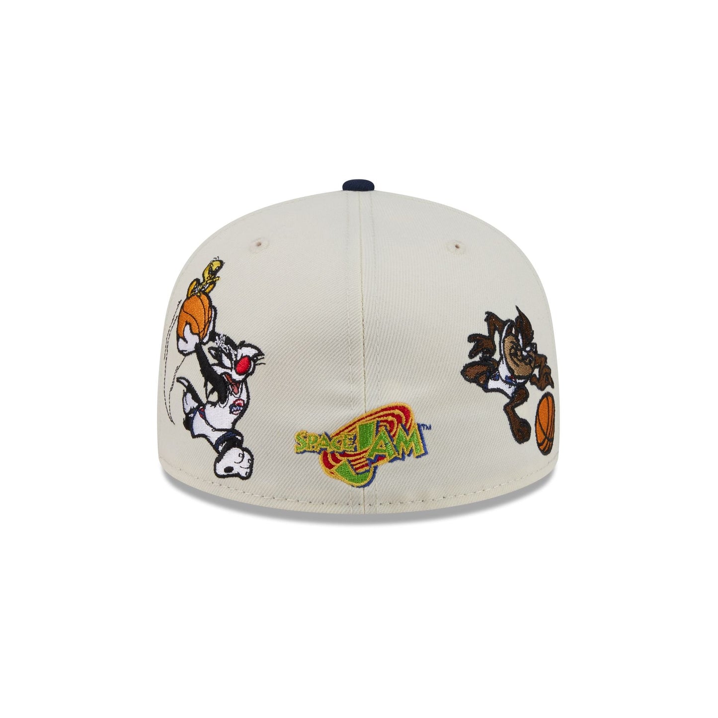 Space Jam x Denver Nuggets Tune Squad Chrome White 59FIFTY Fitted Hat