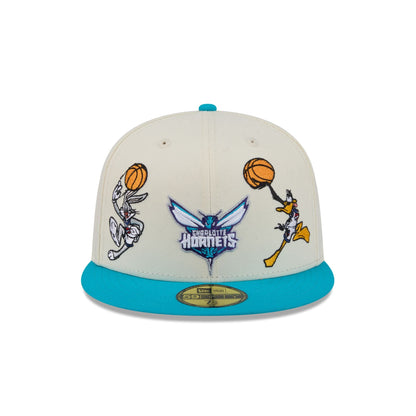 Space Jam x Charlotte Hornets Tune Squad Chrome White 59FIFTY Fitted Hat