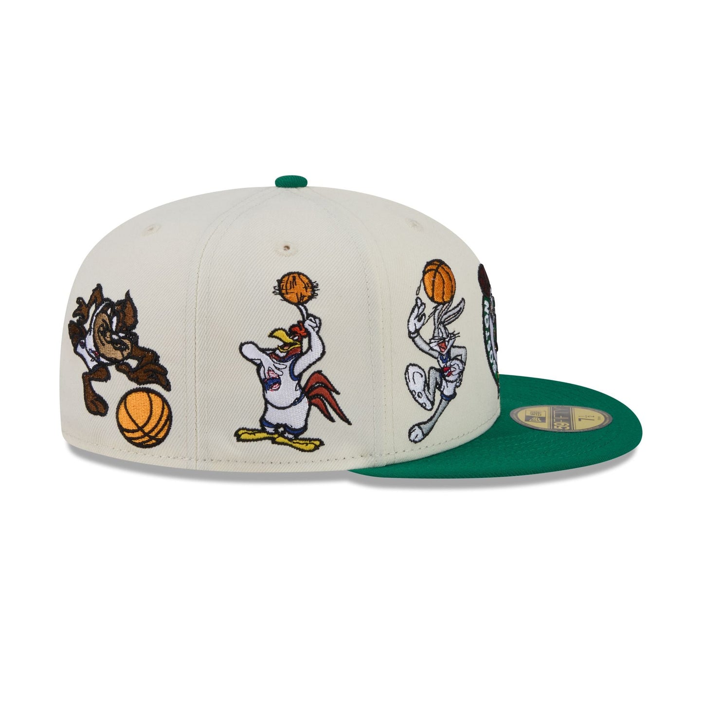 Space Jam x Boston Celtics Tune Squad Chrome White 59FIFTY Fitted Hat