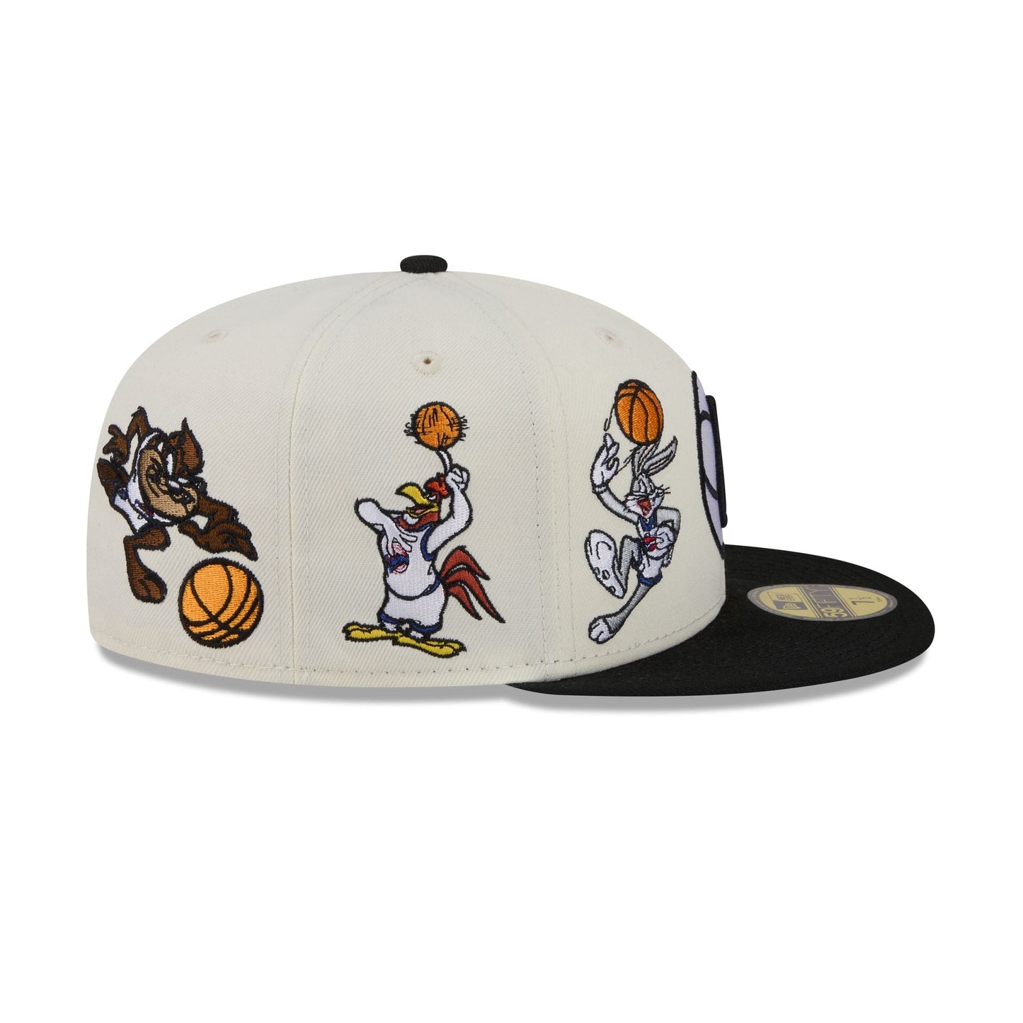 Space Jam x Brooklyn Nets Tune Squad Chrome White 59FIFTY Fitted Hat
