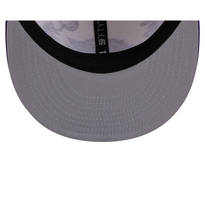 Space Jam x Los Angeles Lakers Tune Squad Chrome White 59FIFTY Fitted Hat