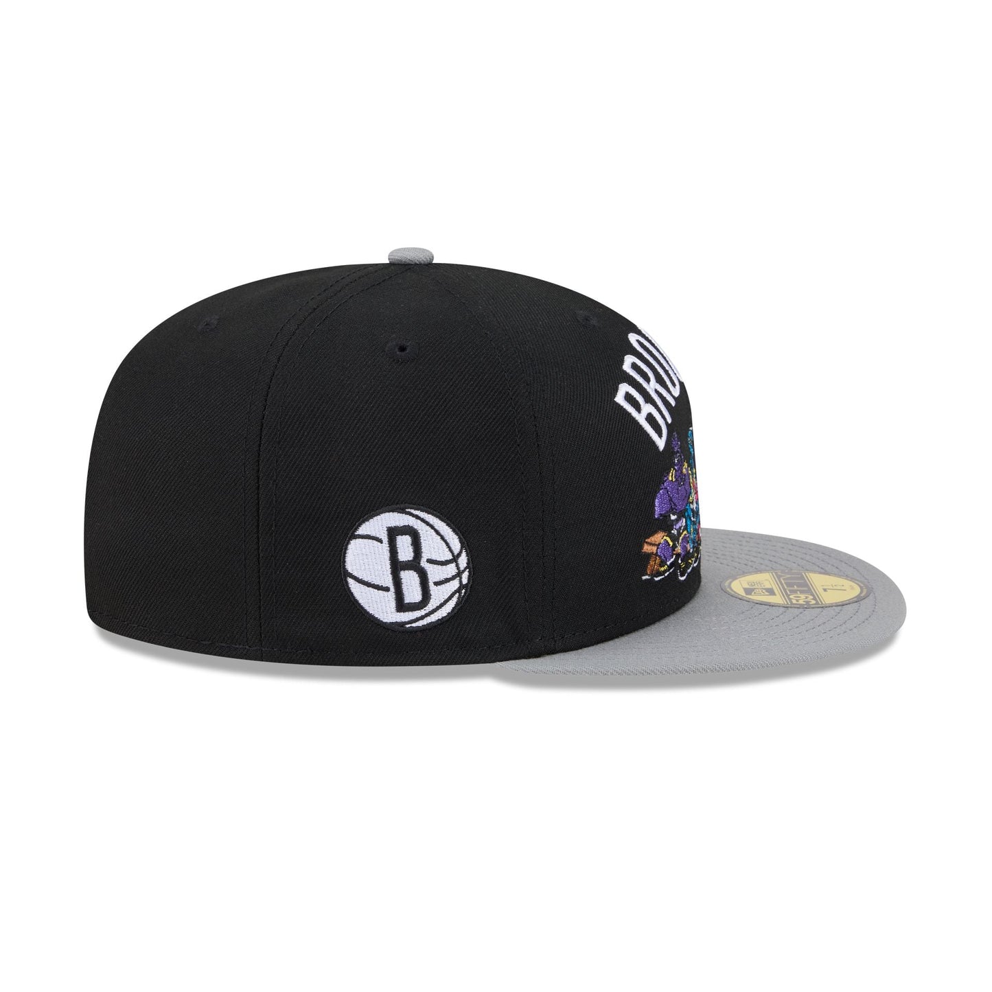 Space Jam x Brooklyn Nets Monstars Black 59FIFTY Fitted Hat