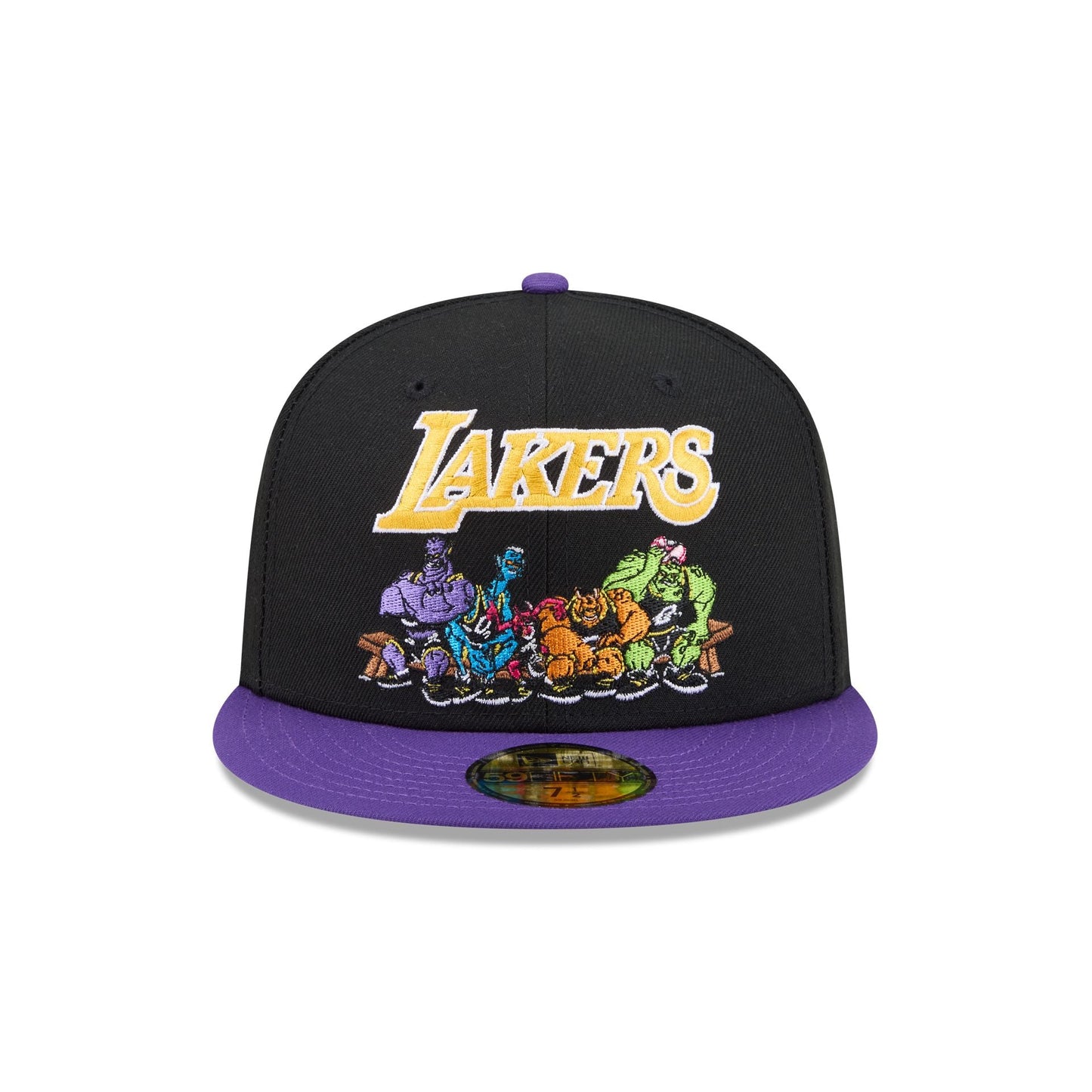 Space Jam x Los Angeles Lakers Monstars Black 59FIFTY Fitted Hat