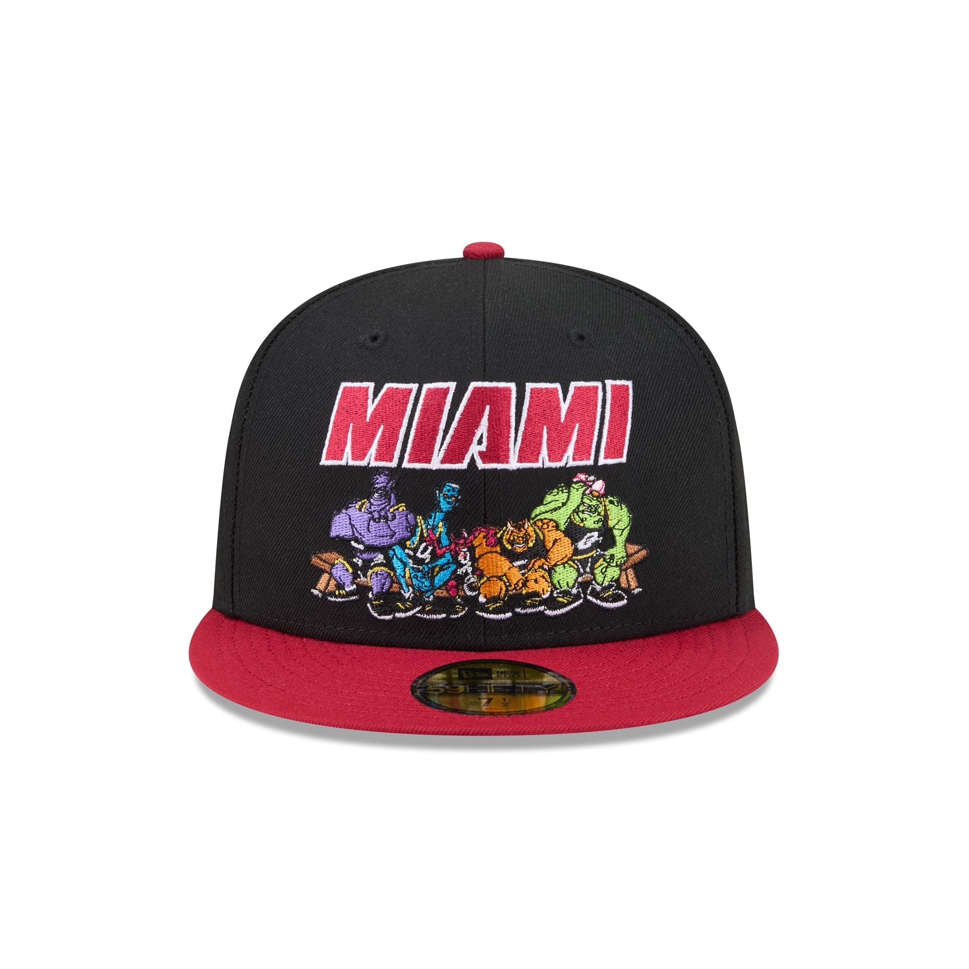 Space Jam x Miami Heat Monstars Black 59FIFTY Fitted Hat