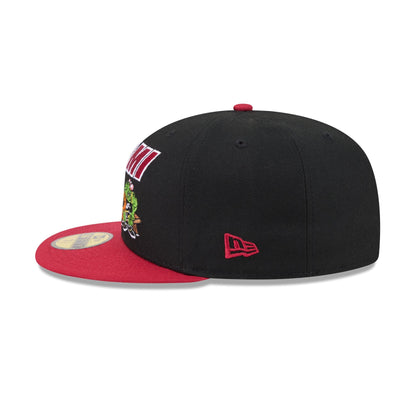 Space Jam x Miami Heat Monstars Black 59FIFTY Fitted Hat