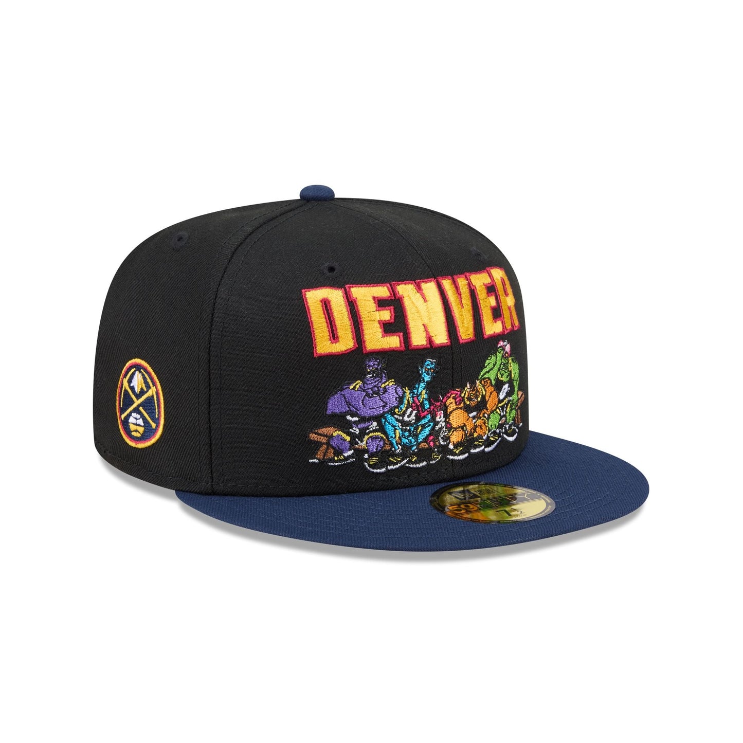 Space Jam x Denver Nuggets Monstars Black 59FIFTY Fitted Hat