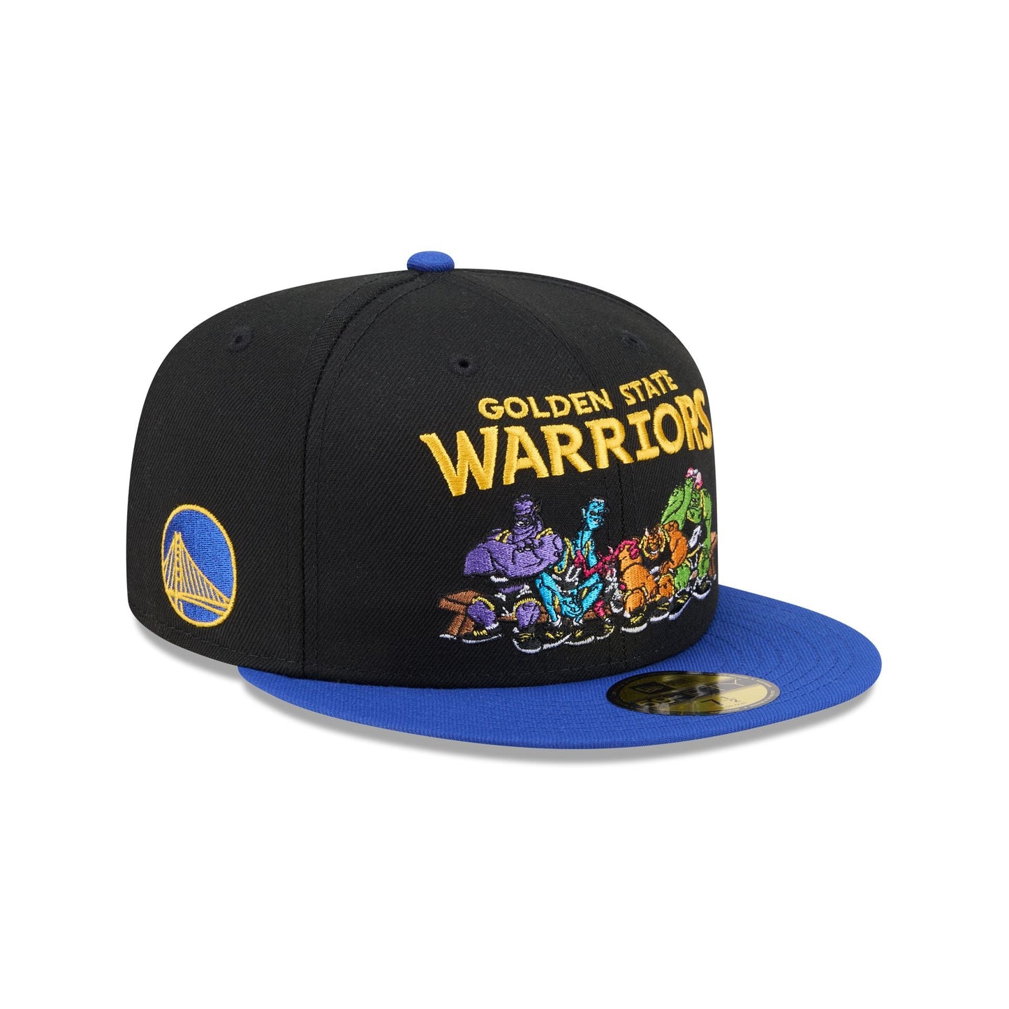 Space Jam x Golden State Warriors Monstars Black 59FIFTY Fitted Hat