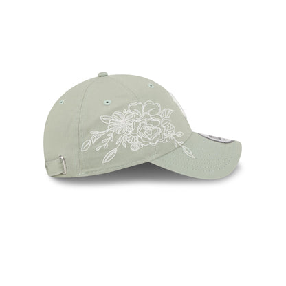 New York Yankees Stitched Flowers Casual Classic Adjustable Hat