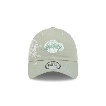 Los Angeles Lakers Stitched Flowers Casual Classic Adjustable Hat