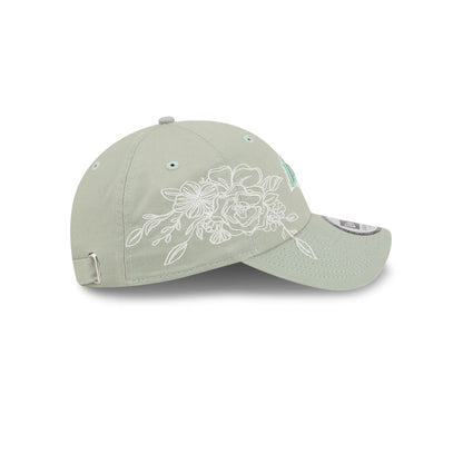 Los Angeles Lakers Stitched Flowers Casual Classic Adjustable Hat