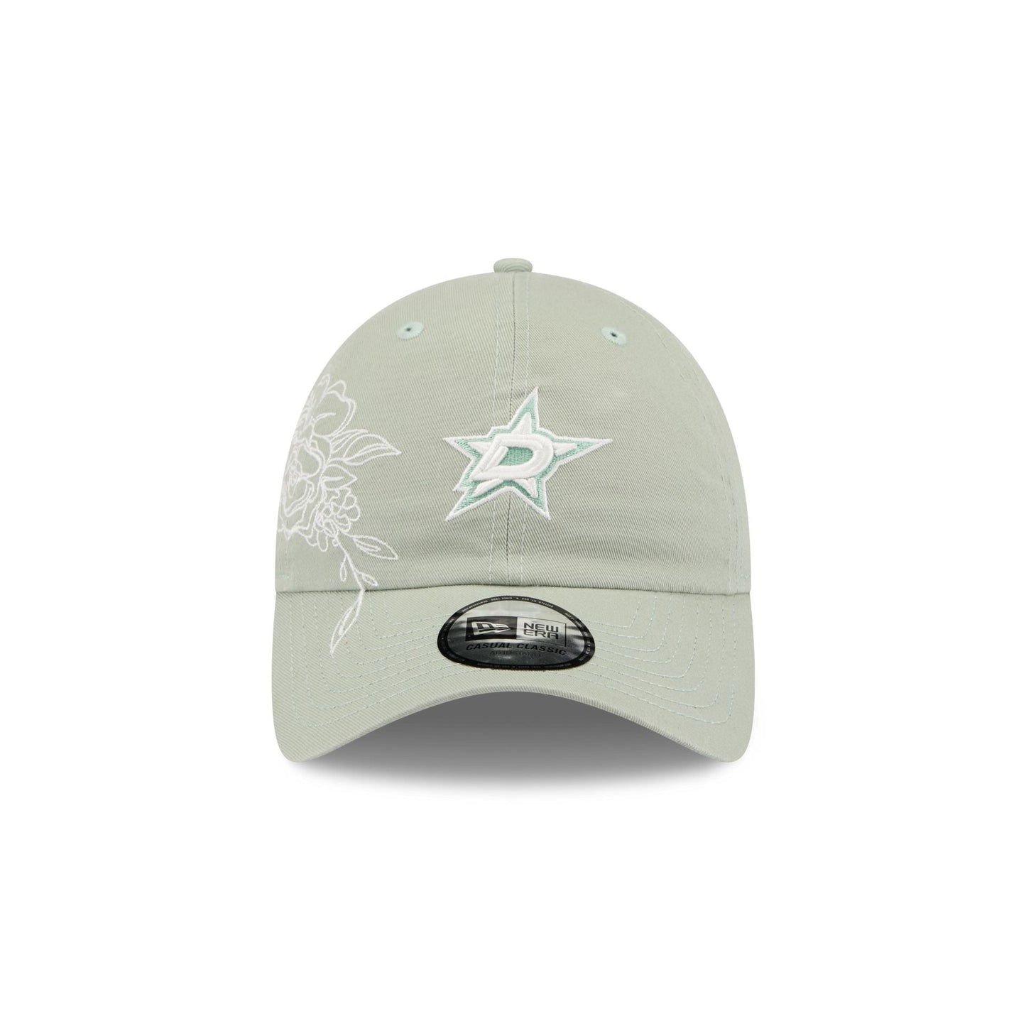 Dallas Stars Stitched Flowers Casual Classic Adjustable Hat