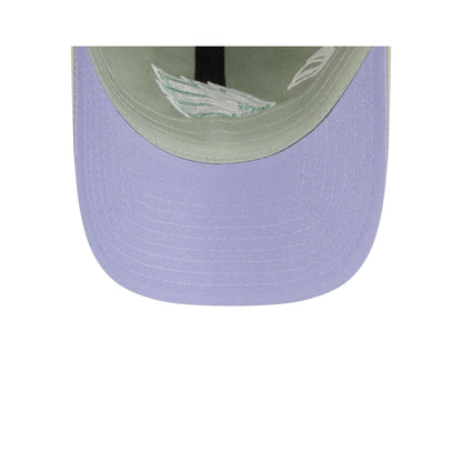 Philadelphia Eagles Stitched Flowers Casual Classic Adjustable Hat