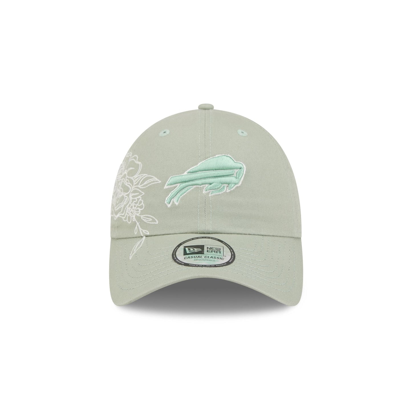 Buffalo Bills Stitched Flowers Casual Classic Adjustable Hat