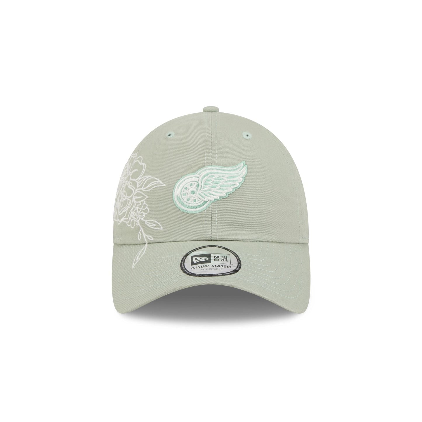 Detroit Red Wings Stitched Flowers Casual Classic Adjustable Hat