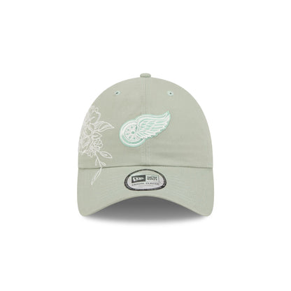 Detroit Red Wings Stitched Flowers Casual Classic Adjustable Hat