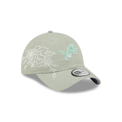 Detroit Lions Stitched Flowers Casual Classic Adjustable Hat