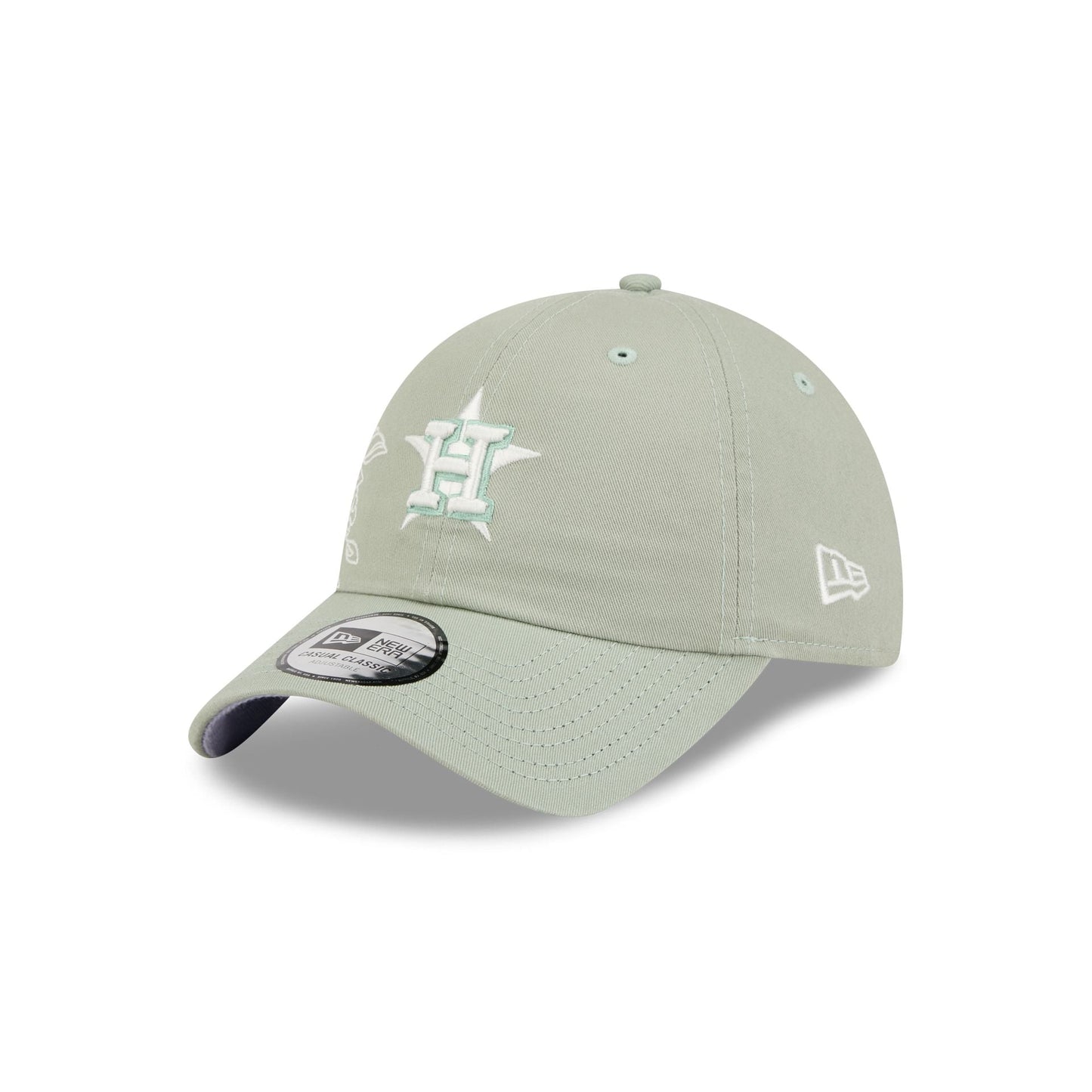 Houston Astros Stitched Flowers Casual Classic Adjustable Hat