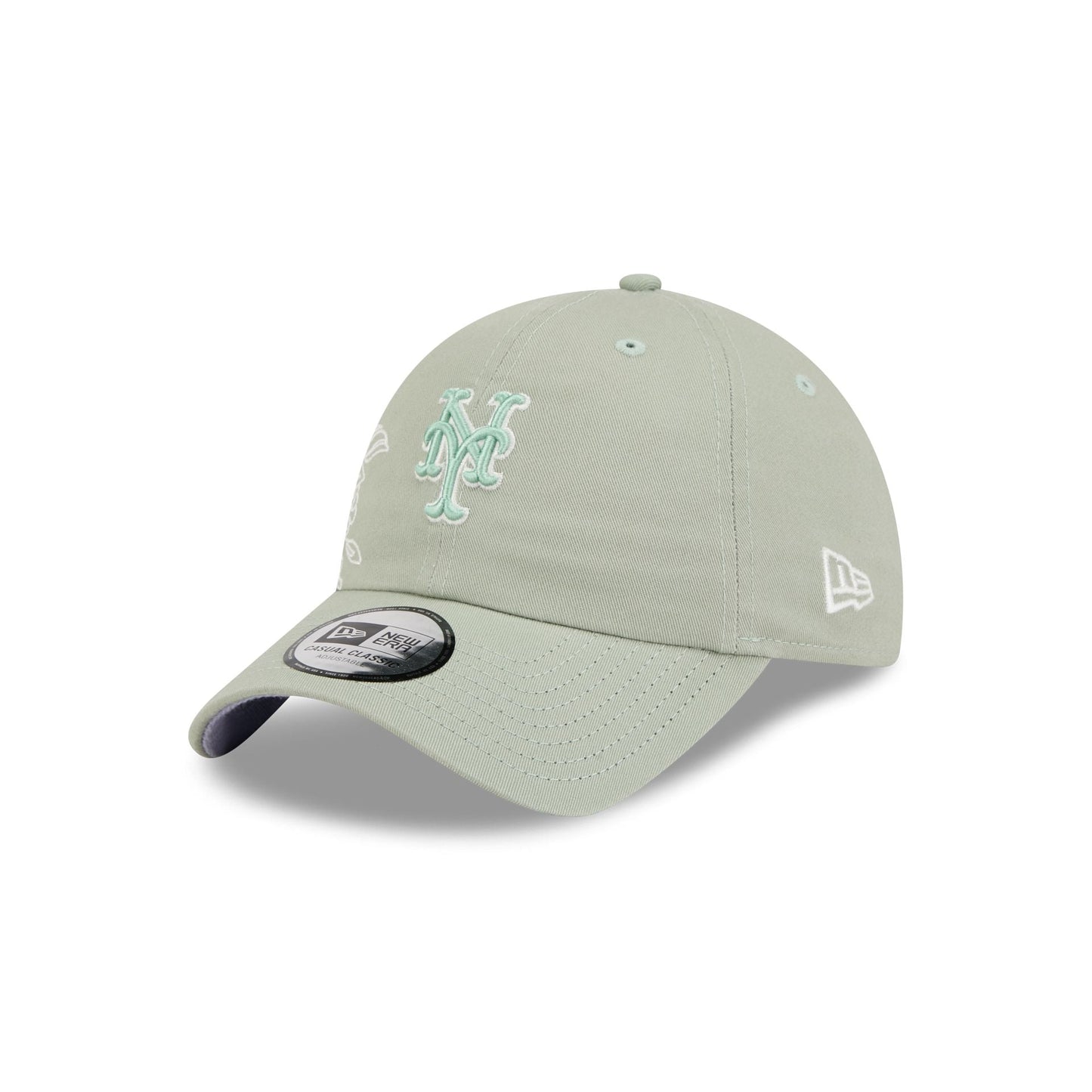 New York Mets Stitched Flowers Casual Classic Adjustable Hat